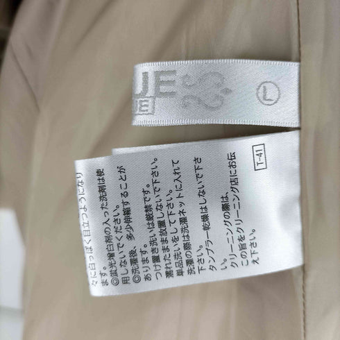 ルイルエブティック RUIRUE BOUTIQUE リボンボウタイ フーディー 中綿コート レディース
