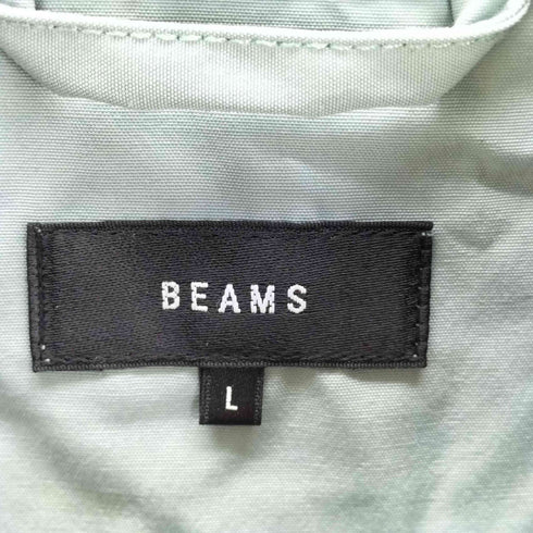 ビームス BEAMS Synthetic Leather Collar Blouson シセティック レザーカラーブルゾン メンズ L
