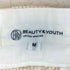 ビューティーアンドユースユナイテッドアローズ BEAUTY & YOUTH UNITED ARROWS コットンポリ ストライプ ストレート パンツ メンズ