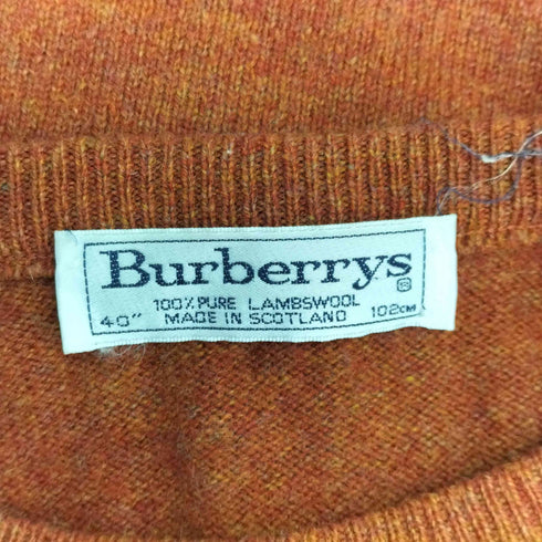バーバリーズ BURBERRYS ロゴ刺繍 ニット メンズ