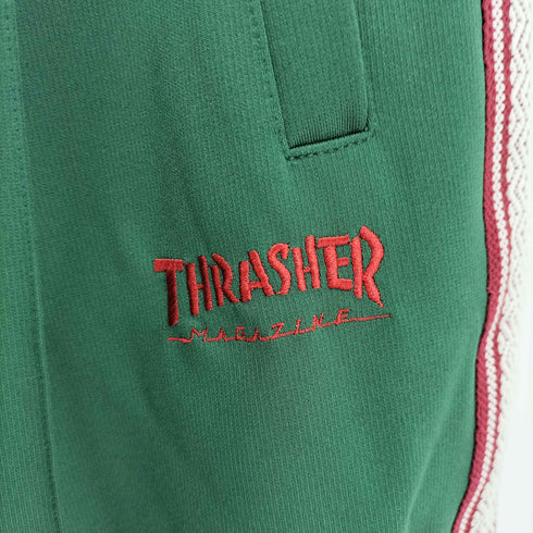 スラッシャー THRASHER サイドラインワイドトラックパンツ メンズ L
