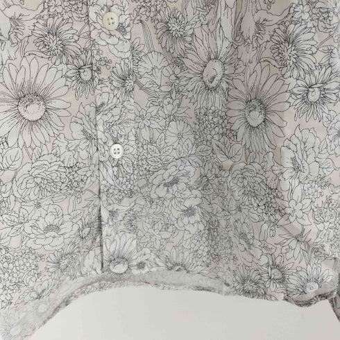 Peter England ピーターイングランド 日本製 花柄 長袖シャツ メンズ XL