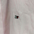 トミーヒルフィガー TOMMY HILFIGER オックスフォード半袖 ストライプシャツ メンズ L