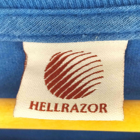 ヘルレイザー HELLRAZOR フロントプリント クルーネック 半袖 Tシャツ メンズ
