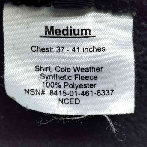 ユーエスアーミー U.S. ARMY 米軍 ECWCS GEN2 Polartec Fleece NCED社製 エクワックス ポーラーテック フリース ジャケット メンズ M