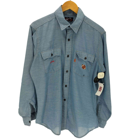 リーバイス Levis 80s 刺繍 長袖 シャンブレーシャツ メンズ L