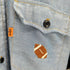 リーバイス Levis 80s 刺繍 長袖 シャンブレーシャツ メンズ L