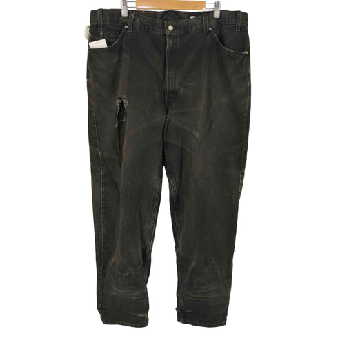 リーバイス Levis 560 LOOSE FIT TAPERED LEG ブラック ダメージ デニムパンツ メンズ W42L30