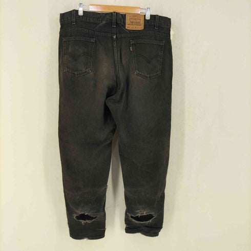 リーバイス Levis 560 LOOSE FIT TAPERED LEG ブラック ダメージ デニムパンツ メンズ W42L30