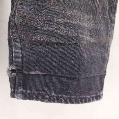 リーバイス Levis 560 LOOSE FIT TAPERED LEG ブラック ダメージ デニムパンツ メンズ W42L30