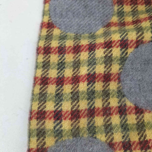 ヴィヴィアンウエストウッドマン Vivienne Westwood MAN オーブロゴ リバーシブル ウール チェック マフラー レディース