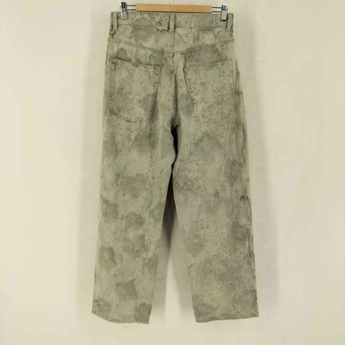 ザラ ZARA アブストラクト バギー デニム パンツ メンズ 31