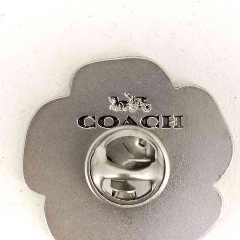 コーチ COACH ティーローズ フラワー ピンバッジ レディース