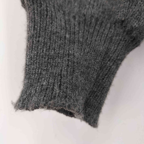 コムデギャルソンオムドゥ COMME des GARCONS HOMME DEUX Lochaven of Scotland Vネック ジップデザインニット メンズ JPN:L