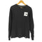 ザノースフェイス THE NORTH FACE フロントロゴ 袖プリント 長袖 Tシャツ メンズ S