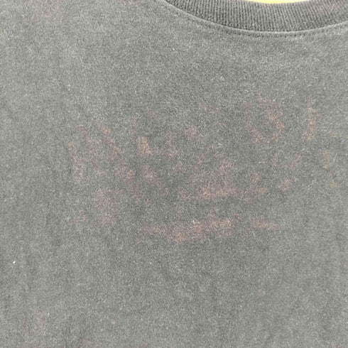 ザノースフェイス THE NORTH FACE フロントロゴ 袖プリント 長袖 Tシャツ メンズ S