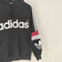 アディダス adidas 90S デサント製 トレフォイルロゴプリント プルオーバーパーカー メンズ M-L