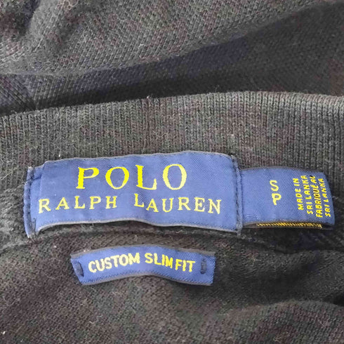 ポロラルフローレン POLO RALPH LAUREN CUSTOM SLIM FIT ビッグポニー 刺繍 ナンバリング 半袖 ポロシャツ DUBAI メンズ S