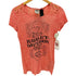 ハーレーダビッドソン HARLEY-DAVIDSON USA製 Restless Spirit Short Sleeve Lace Tee Y2K レディース import:XS