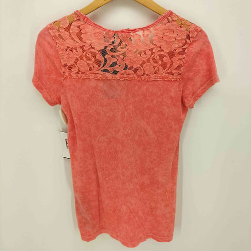 ハーレーダビッドソン HARLEY-DAVIDSON USA製 Restless Spirit Short Sleeve Lace Tee Y2K レディース import:XS