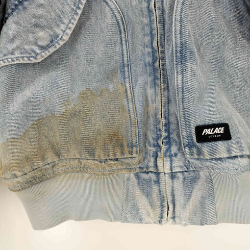 パレス PALACE ZIPPED MA-1 BOMBER JACKET ジップ デニム ボンバージャケット メンズ M
