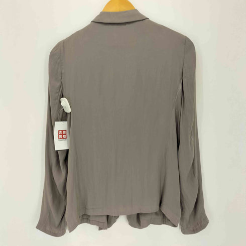 ベイジ BEIGE ドレープ ボタンレスシャツ レディース 4