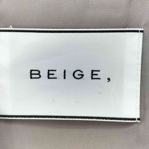 ベイジ BEIGE ドレープ ボタンレスシャツ レディース 4