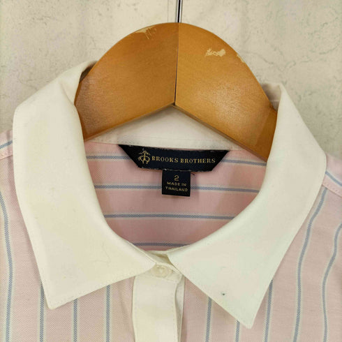 ブルックスブラザーズ BROOKS BROTHERS ストライプ コットン シャツ レディース JPN:2