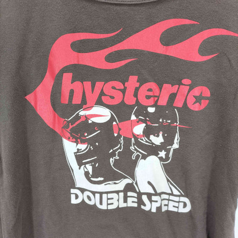 ヒステリックグラマー HYSTERIC GLAMOUR HYSTERIC FLAME ON チビTシャツ Y2K レディース FREE
