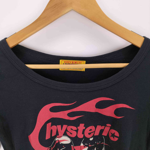 ヒステリックグラマー HYSTERIC GLAMOUR HYSTERIC FLAME ON チビTシャツ Y2K レディース FREE