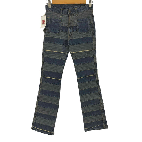 ヒステリックグラマー HYSTERIC GLAMOUR スクラッチフレアデニムパンツ ツギハギ ウミヘビ デニム Y2K レディース 25