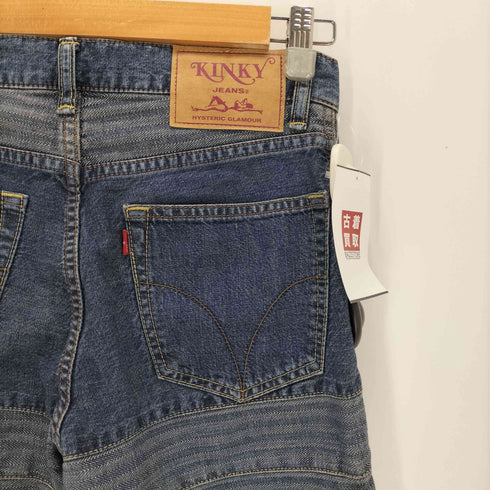 ヒステリックグラマー HYSTERIC GLAMOUR スクラッチフレアデニムパンツ ツギハギ ウミヘビ デニム Y2K レディース 25