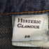 ヒステリックグラマー HYSTERIC GLAMOUR スクラッチフレアデニムパンツ ツギハギ ウミヘビ デニム Y2K レディース 25