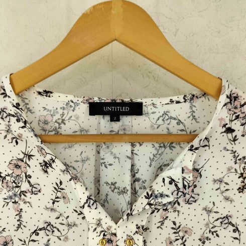 アンタイトル UNTITLED PATTI フラワードットキーネックワンピース レディース JPN:2