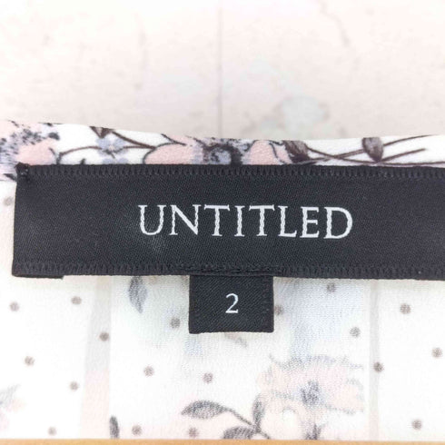 アンタイトル UNTITLED PATTI フラワードットキーネックワンピース レディース JPN:2