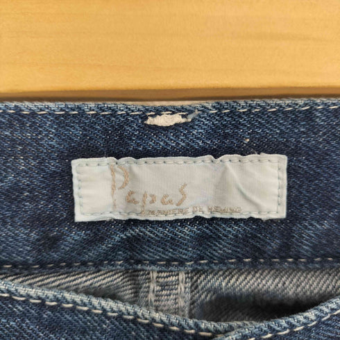 パパス papas 赤耳 ストレートデニム メンズ 31×33