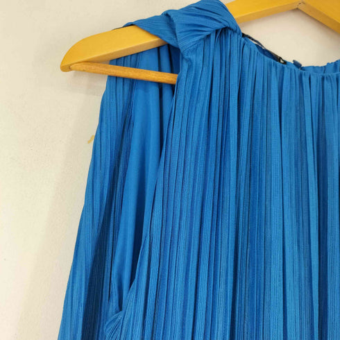ザラ ZARA プリーツデザイン ノースリーブワンピース レディース import:M