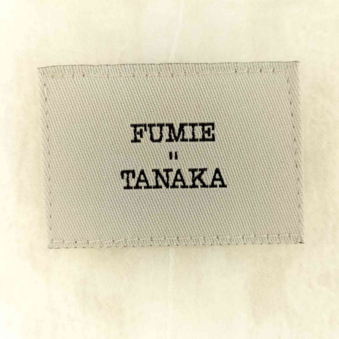 フミエタナカ FUMIE=TANAKA シアー レース 切替 チャイナボタン ベスト レディース 2