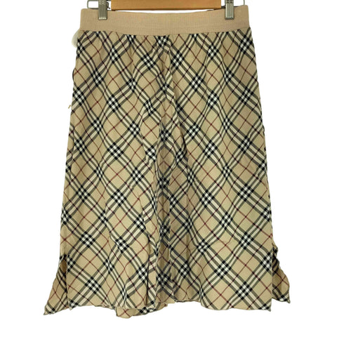 バーバリーブルーレーベル BURBERRY BLUE LABEL ノバチェック コットンフレアスカート レディース JPN:38