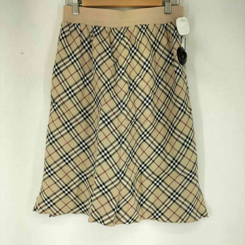 バーバリーブルーレーベル BURBERRY BLUE LABEL ノバチェック コットンフレアスカート レディース JPN:38