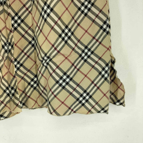 バーバリーブルーレーベル BURBERRY BLUE LABEL ノバチェック コットンフレアスカート レディース JPN:38