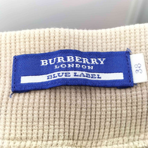 バーバリーブルーレーベル BURBERRY BLUE LABEL ノバチェック コットンフレアスカート レディース JPN:38