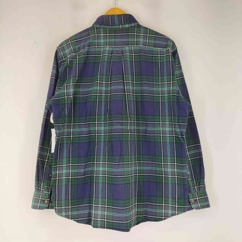 ランズエンド LANDS END チェック柄 コットン 長袖 BDシャツ メンズ JPN:XL