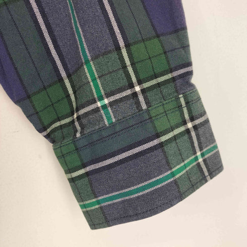 ランズエンド LANDS END チェック柄 コットン 長袖 BDシャツ メンズ JPN:XL