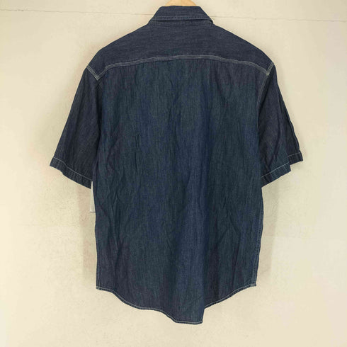 ディッキーズ Dickies シャンブレー 半袖 ワーク シャツ メンズ L