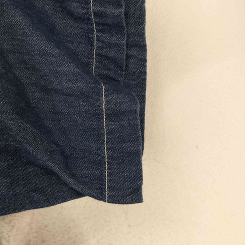 ディッキーズ Dickies シャンブレー 半袖 ワーク シャツ メンズ L