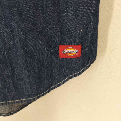ディッキーズ Dickies シャンブレー 半袖 ワーク シャツ メンズ L