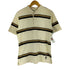 エディーバウアー Eddie Bauer ボーダー柄 ヘンリーネック 半袖 Tシャツ メンズ JPN:M