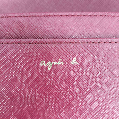 アニエスベー agnes b. petit b. レザーチェーンウォレット レディース