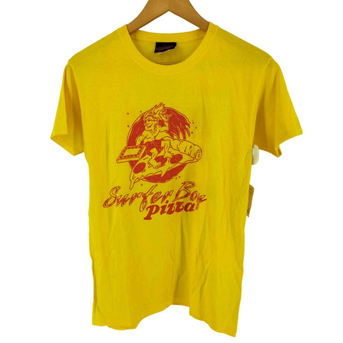 ストレンジャーシングス Stranger Things Surfer Boy ピザ サーファーボーイ プリント 半袖 Tシャツ レディース import:S